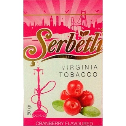 Vesipiibu Tubakas Cranberry 50g Serbetli